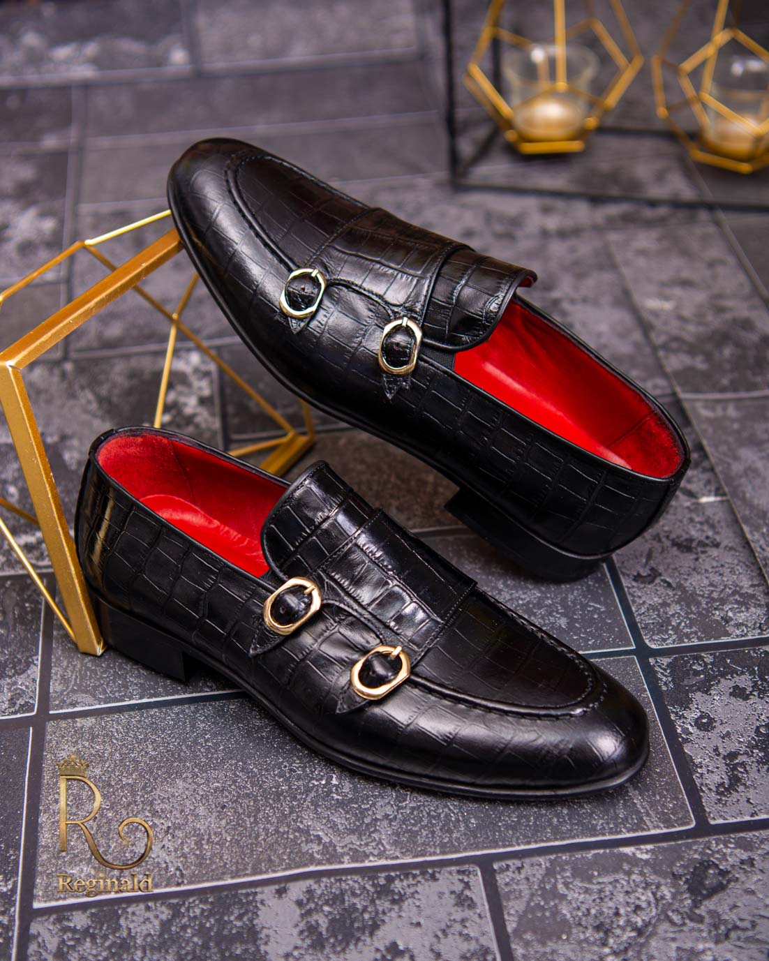 Pantofi Loafers, barbatesti, negru, piele naturala- P1768