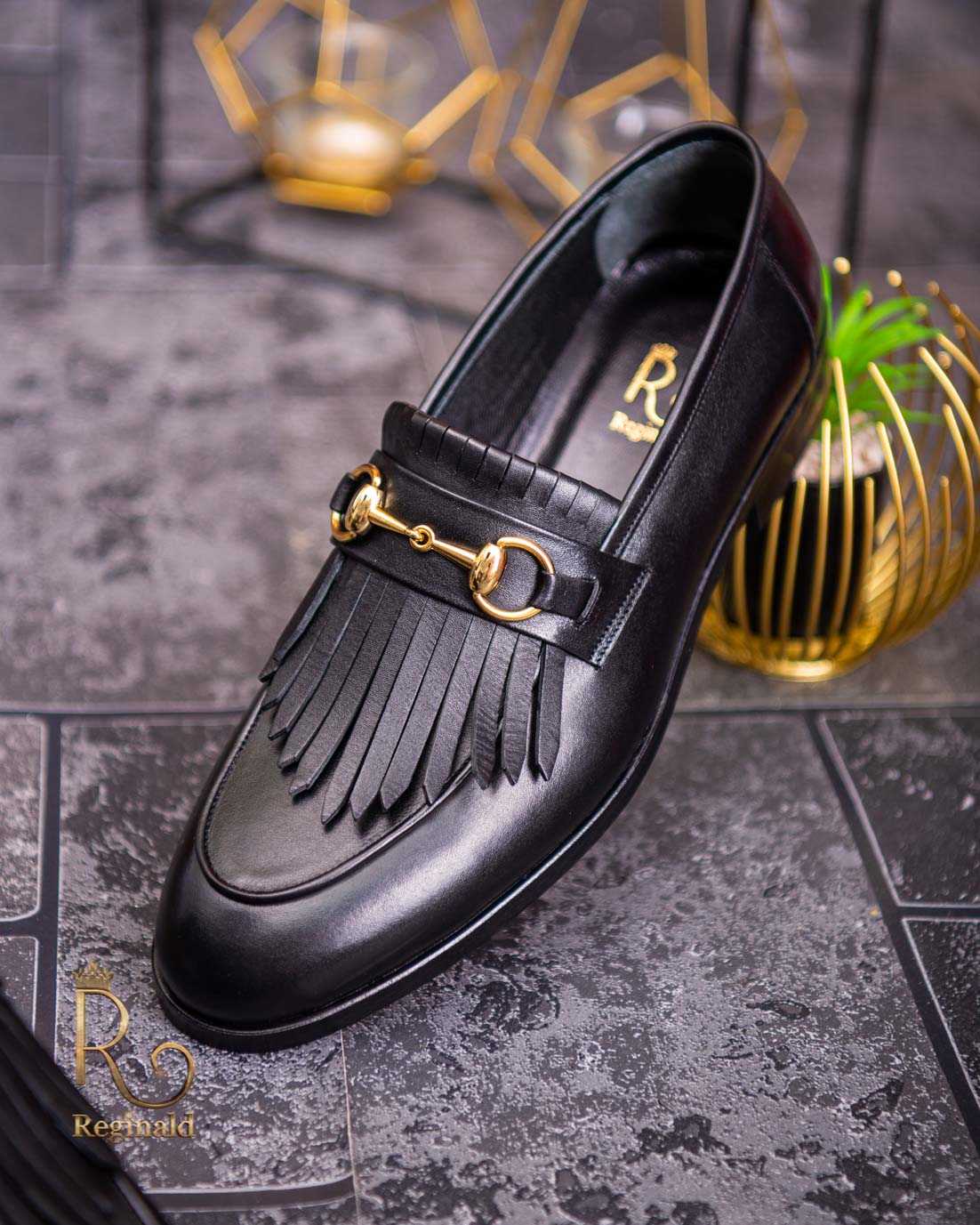 Avenue Modsige middag Loafers sko, herre, sort, naturligt læder- P1762