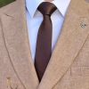 Cravata de barbati, maro - CV838