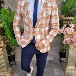 Ensemble 5 pièces : veste, pantalon, chemise, ceinture, cravate - TN036