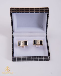 Butoni aurii cu negru - BT016