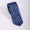 Cravata albastru inchis cu model - CV927