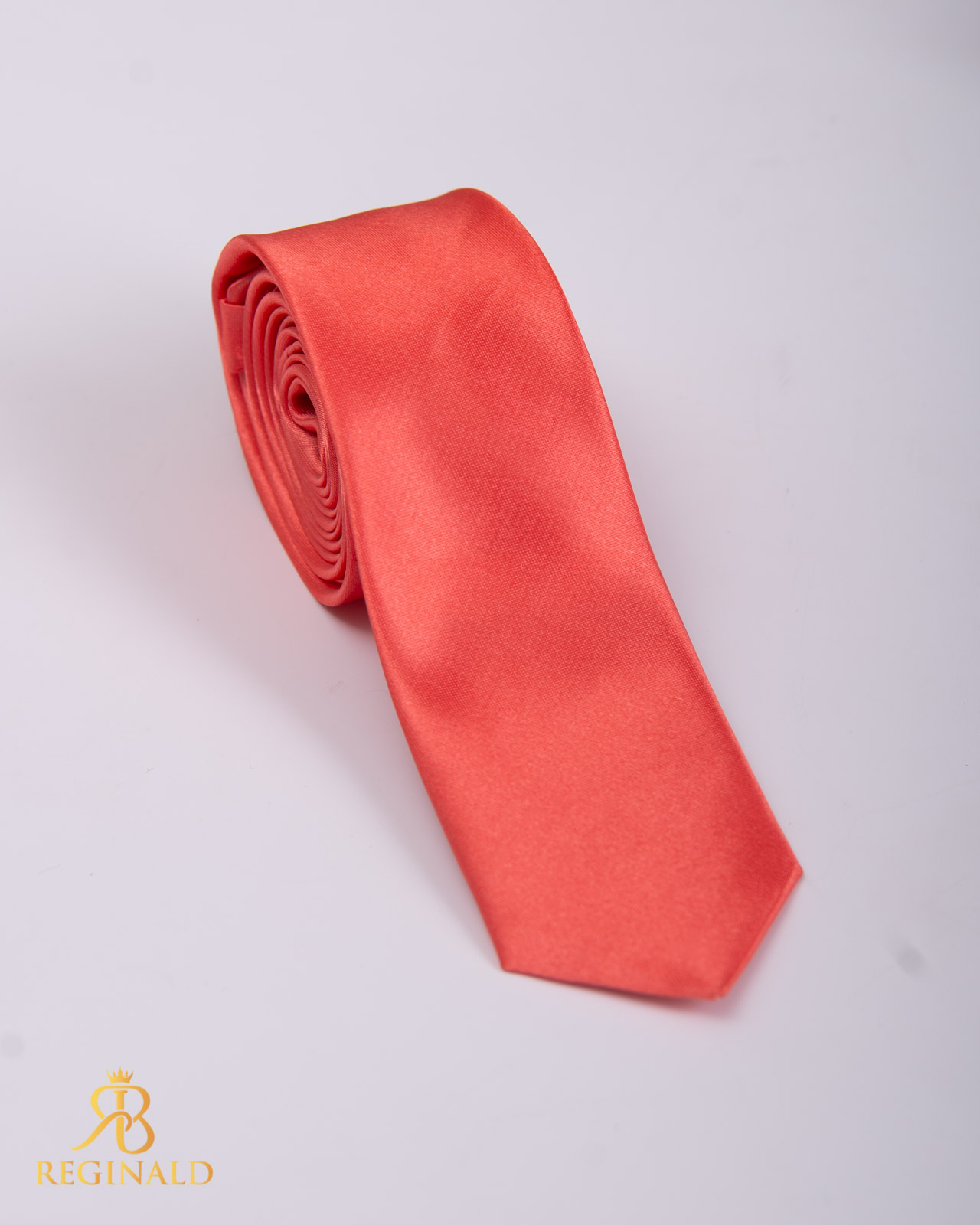 Cravata slim rosie- CV923