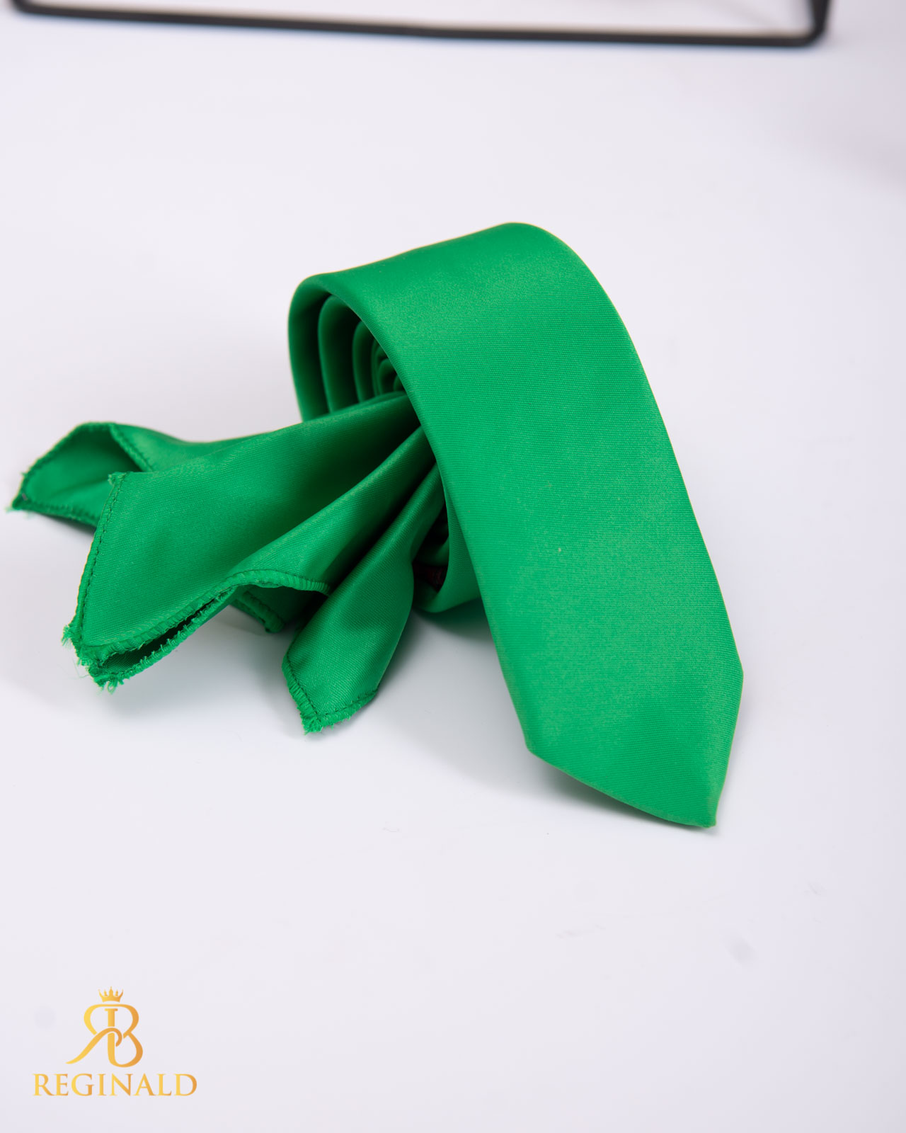 Set Cravata si batista verde- CV958