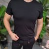 Tricou de bărbați, negru, elastic - TR1051