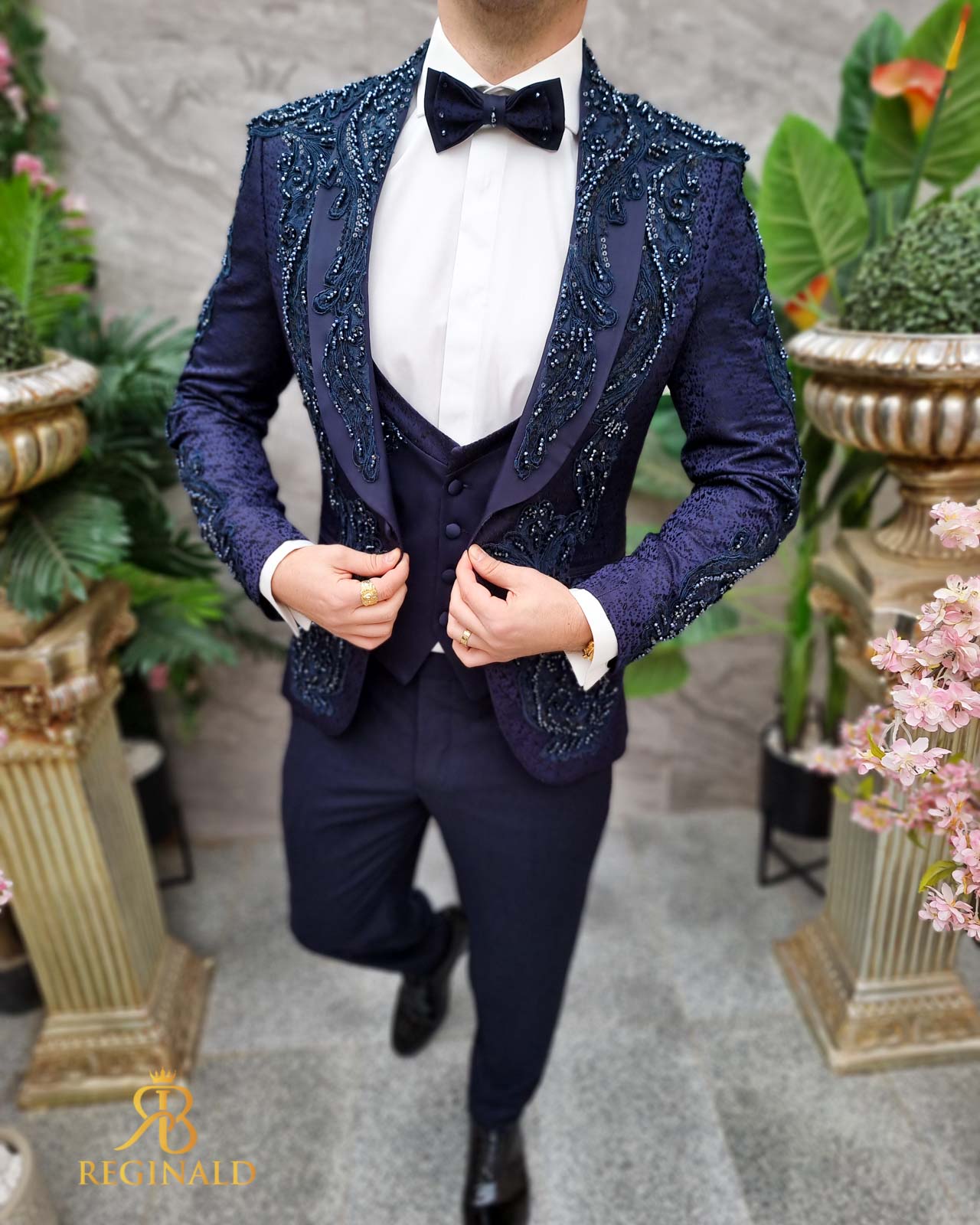 Costum elegant cu strasuri, set: 4 piese pentru NAS/MIRE/ARTISTI- C4607 - imagine 3