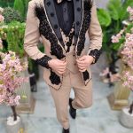 Costum crem Elegant Ceremony Collection 2024 - C4617