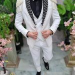 Costum alb Elegant Ceremony Collection 2024 - C4619