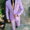 Costum de bărbați, Lila, Sacou si Pantalon - C4661
