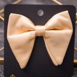 Men's golden butterfly-type bow tie - PP286