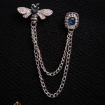 Catena metallica per giacca, argento, Albina - LT421