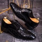 Black men's Reginald shoes, Patent leather - P1820