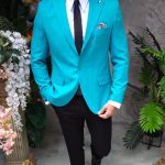 Conjunto de 6 prendas: chaqueta, pantalón, camisa, corbata, cinturón y pañuelo - TN088