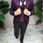 Costum mov ceremonie copii set 4 piese - K5193-13