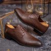 Pantofi de barbati, maro, din piele naturala-  P1823