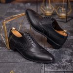Pantofi de barbati, negru, din piele naturala-  P1825