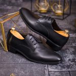 Pantofi de barbati, negru, din piele naturala-  P1828
