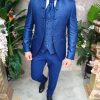 Costum bleumarin, elegant pentru MIRE, set: 4 piese - C4819