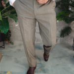 Smart trousers, Beige, Regular-Fit - PN827