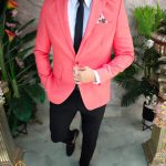Conjunto de 6 prendas: chaqueta, pantalón, camisa, corbata, cinturón y pañuelo - TN093