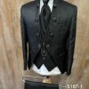 Costum negru ceremonie copii set 4 piese - K5187-1