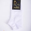 Sosete albe de barbati, Scurte: 78%Bumbac, 20%Poliamida, 2%Elastan-ST123