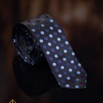Men's tie, Black with pattern - CV1010