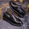 Mocasini de barbati casual, negru , talpa inalta ultra-usoara – AD626