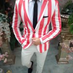 Conjunto de 5 prendas: chaqueta, pantalón, camisa, corbata y cinturón - TN101