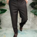 Smart trousers, Brown, Regular-Fit - PN837