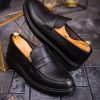 Mocasini de barbati casual, negri, talpa inalta ultra-usoara – AD665