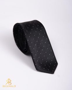 Men's tie, Black with pattern - CV1020