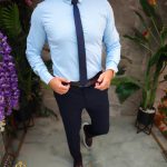 4-piece outfit: Trousers-Shirt-Tie-Belt - TN117