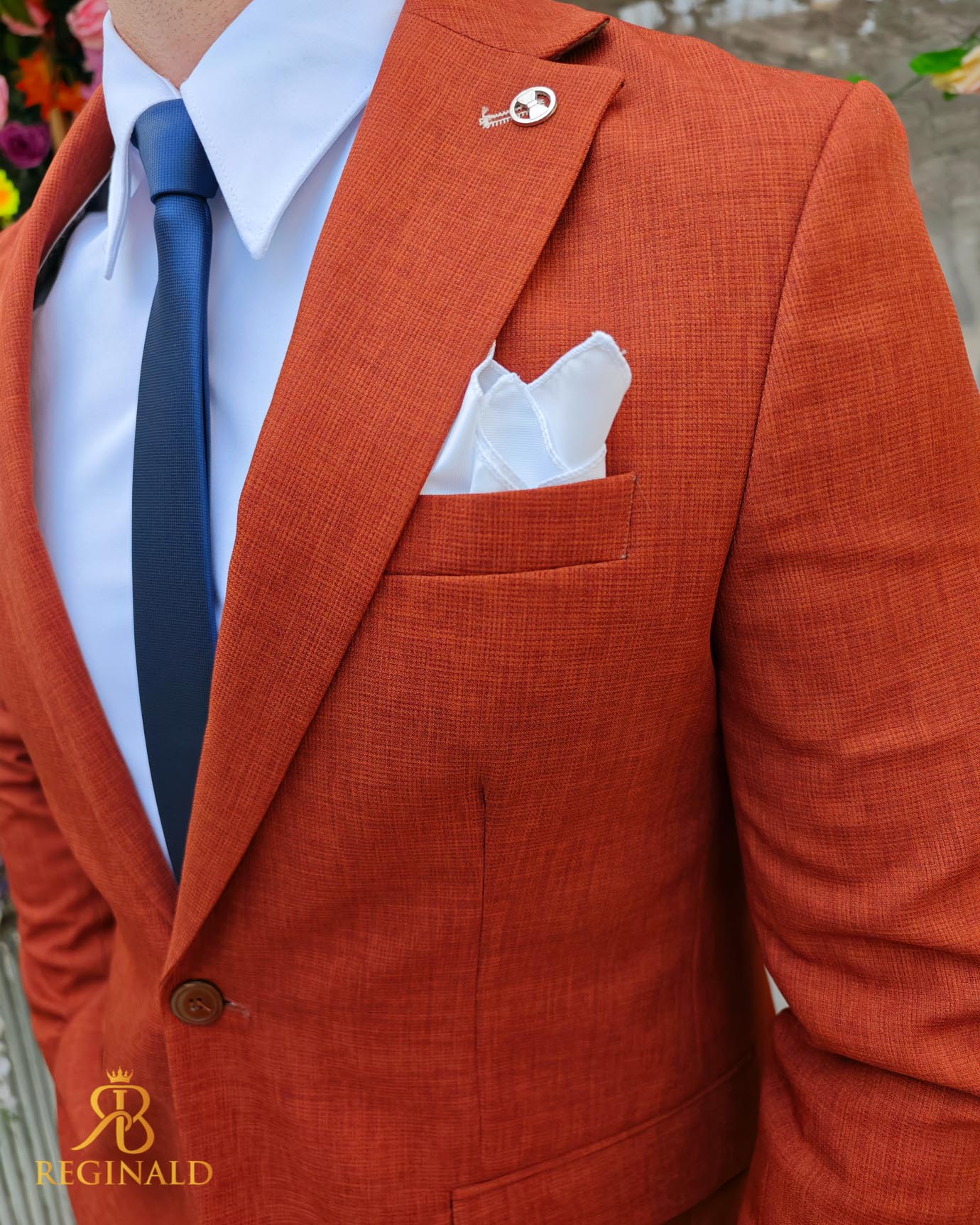 Tinuta 6 piese: Sacou-Pantalon-Camasa-Cravata-Curea-Batista- TN134 - imagine 7