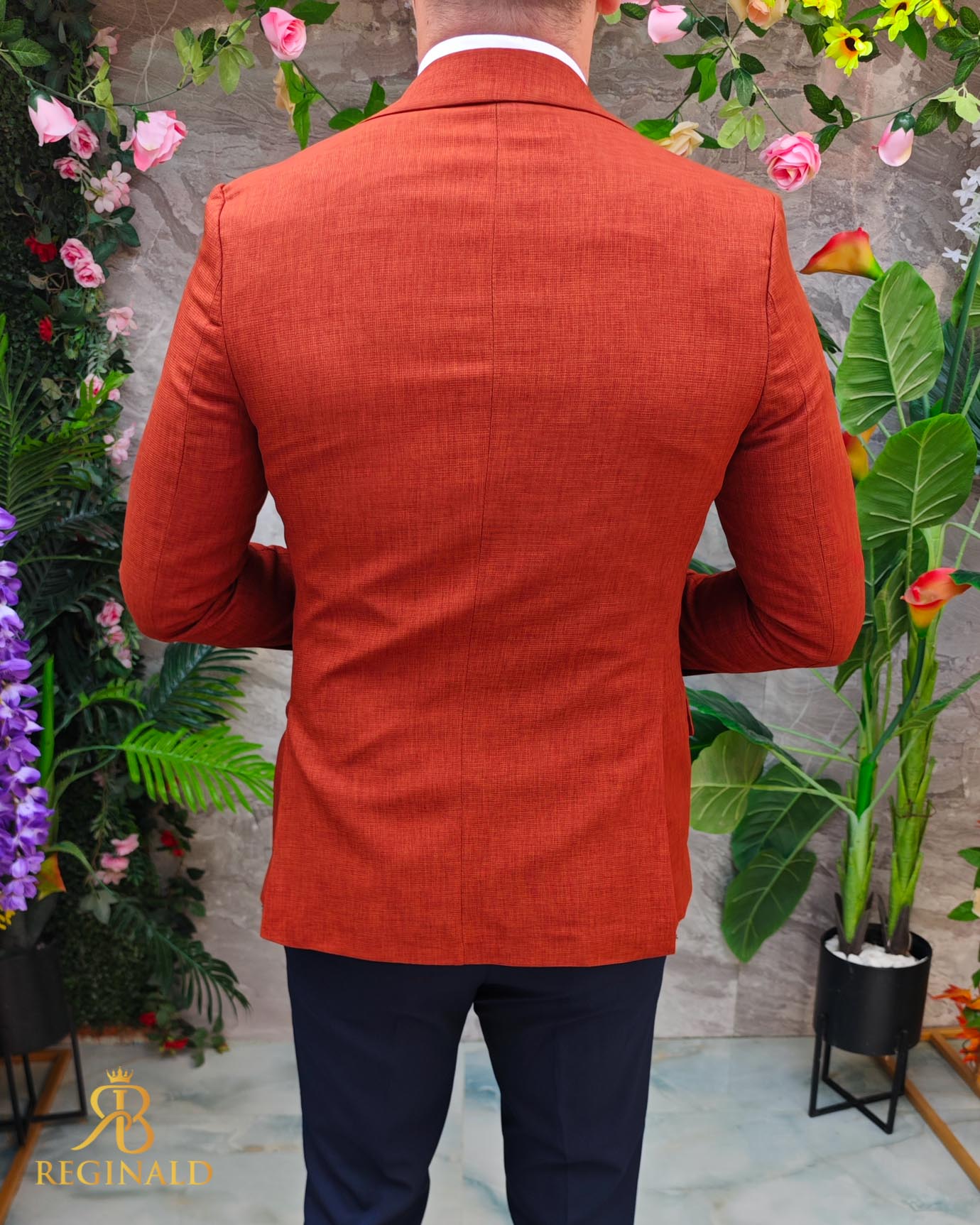 Tinuta 6 piese: Sacou-Pantalon-Camasa-Cravata-Curea-Batista- TN134 - imagine 8