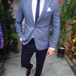 Conjunto de 6 prendas: chaqueta, pantalón, camisa, corbata, cinturón y pañuelo - TN137