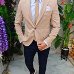Conjunto de 6 prendas: chaqueta, pantalón, camisa, corbata, cinturón y pañuelo - TN139