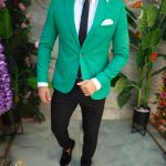 Conjunto de 6 prendas: chaqueta, pantalón, camisa, corbata, cinturón y pañuelo - TN148