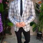 Conjunto de 6 prendas: chaqueta, pantalón, camisa, corbata, cinturón y pañuelo - TN150