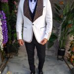 Costum ceremonie cu pietre stralucitoare 4 piese - C5073