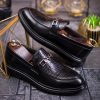 Mocasini de barbati casual, negru , talpa inalta ultra-usoara – AD737