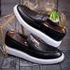 Mocasini de barbati casual, negru , talpa inalta ultra-usoara – AD739