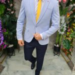 Conjunto de 6 prendas: chaqueta, pantalones, camisa, corbata, cinturón y pañuelo - TN179