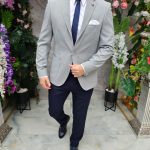 Conjunto de 6 prendas: chaqueta, pantalón, camisa, corbata, cinturón y pañuelo - TN169
