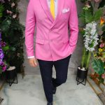 Conjunto de 6 prendas: chaqueta, pantalón, camisa, corbata, cinturón y pañuelo - TN181