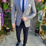 Conjunto de 6 prendas: chaqueta, pantalón, camisa, corbata, cinturón y pañuelo - TN205