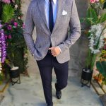 Conjunto de 6 prendas: chaqueta, pantalón, camisa, corbata, cinturón y pañuelo - TN209