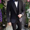 Costum Negru Reginald Ceremony, Sacou, Vesta, Pantalon, Papion- C5182