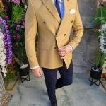 Conjunto de 6 piezas: chaqueta, pantalón, camisa, corbata, cinturón y pañuelo - TN206