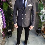 6-piece outfit: Jacket-Trousers-Shirt-Tie-Belt-Pocket Square- TN191